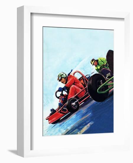 Go-Carting-null-Framed Giclee Print