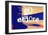 Go Explore-Vintage Skies-Framed Premium Giclee Print