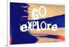 Go Explore-Vintage Skies-Framed Giclee Print