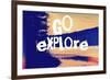 Go Explore-Vintage Skies-Framed Giclee Print