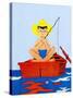 Go Fish - Jack & Jill-Beth Henninger Krush-Stretched Canvas