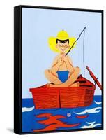 Go Fish - Jack & Jill-Beth Henninger Krush-Framed Stretched Canvas