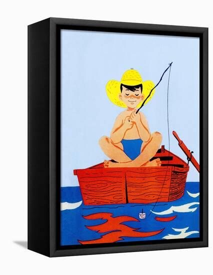 Go Fish - Jack & Jill-Beth Henninger Krush-Framed Stretched Canvas