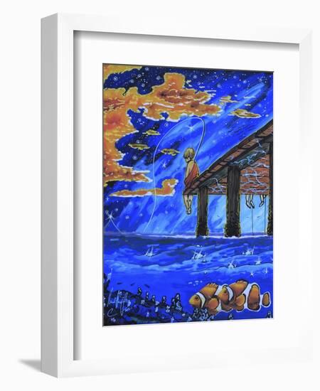 Go Fishing-Martin Nasim-Framed Giclee Print