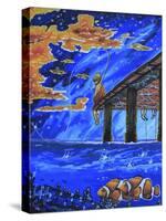 Go Fishing-Martin Nasim-Stretched Canvas