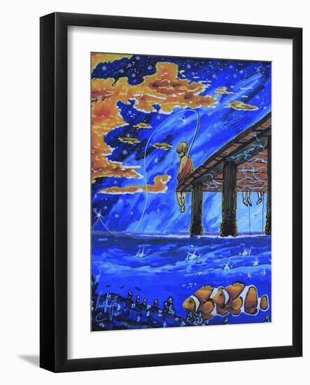 Go Fishing-Martin Nasim-Framed Giclee Print