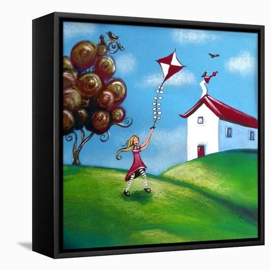 Go Fly a Kite-Cherie Roe Dirksen-Framed Stretched Canvas