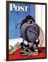 "Go for A Walk?," Saturday Evening Post Cover, October 7, 1944-Albert Staehle-Framed Giclee Print