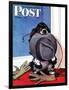 "Go for A Walk?," Saturday Evening Post Cover, October 7, 1944-Albert Staehle-Framed Giclee Print