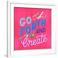 Go Forth And Create-Ashley Santoro-Framed Giclee Print