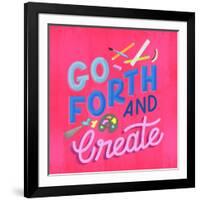 Go Forth And Create-Ashley Santoro-Framed Giclee Print