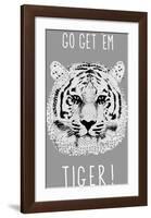 Go Get 'em Tiger!-Emilie Ramon-Framed Giclee Print