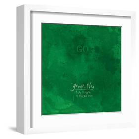 Go, Green Flag, Safe to Swim in Flagged Area-Miranda York-Framed Art Print