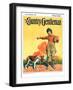 "Go Home, Boy!," Country Gentleman Cover, November 1, 1928-William Meade Prince-Framed Giclee Print