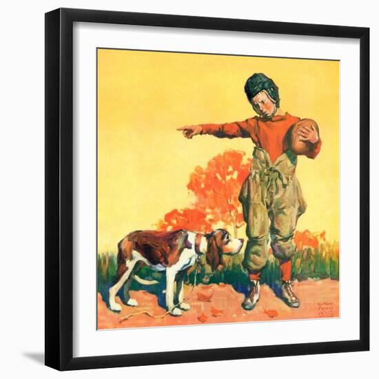 "Go Home, Boy!,"November 1, 1928-William Meade Prince-Framed Giclee Print