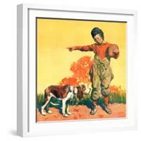 "Go Home, Boy!,"November 1, 1928-William Meade Prince-Framed Giclee Print