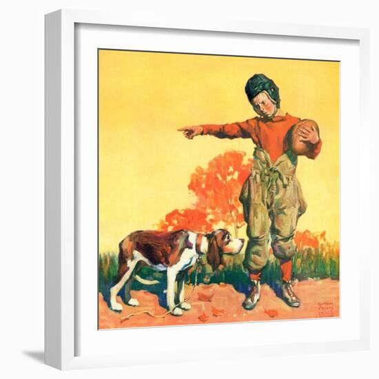 "Go Home, Boy!,"November 1, 1928-William Meade Prince-Framed Giclee Print