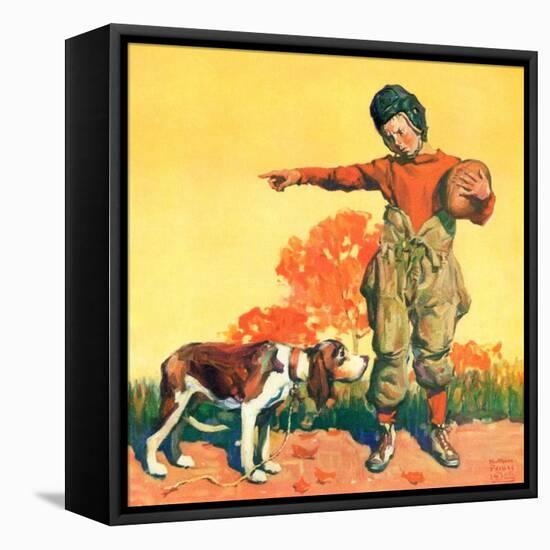 "Go Home, Boy!,"November 1, 1928-William Meade Prince-Framed Stretched Canvas