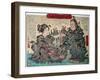 Go into Mountain Man and Woman for Give Birth-Kyosai Kawanabe-Framed Giclee Print