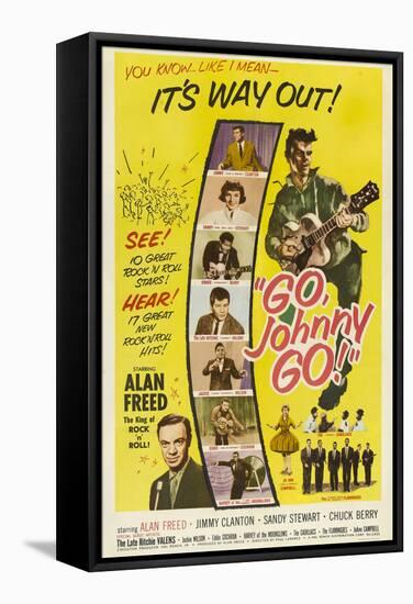 Go, Johnny, Go!-null-Framed Stretched Canvas