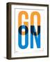 Go On Poster I-NaxArt-Framed Art Print