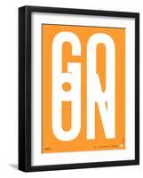 Go On Poster II-NaxArt-Framed Art Print