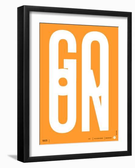 Go On Poster II-NaxArt-Framed Art Print