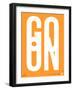 Go On Poster II-NaxArt-Framed Art Print