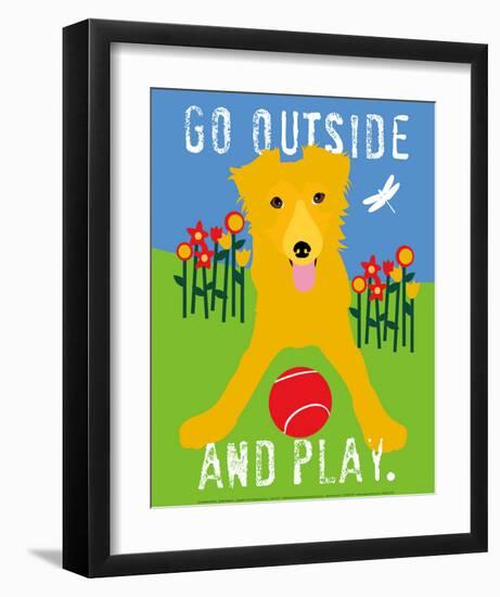 Go Outside and Play-Ginger Oliphant-Framed Art Print