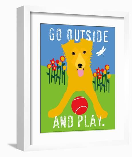 Go Outside and Play-Ginger Oliphant-Framed Art Print