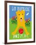 Go Outside and Play-Ginger Oliphant-Framed Art Print