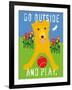 Go Outside and Play-Ginger Oliphant-Framed Art Print