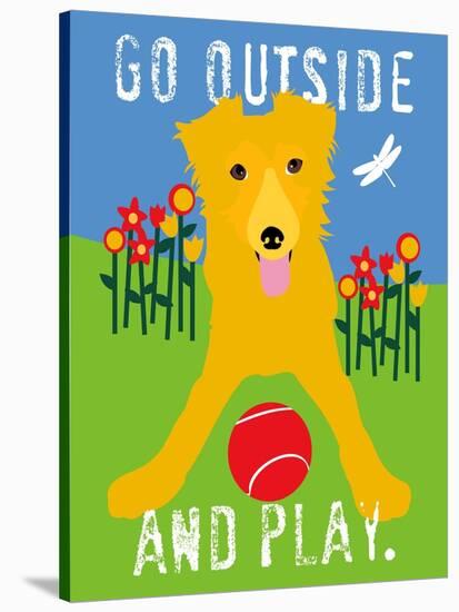 Go Outside and Play-Ginger Oliphant-Stretched Canvas