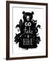 Go Take a Hike-Michael Buxton-Framed Art Print