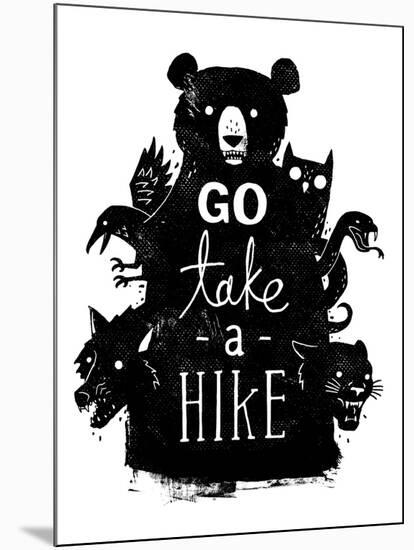 Go Take a Hike-Michael Buxton-Mounted Art Print