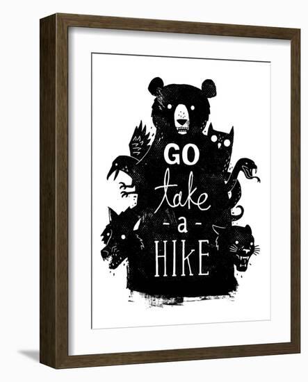 Go Take a Hike-Michael Buxton-Framed Art Print