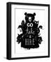 Go Take a Hike-Michael Buxton-Framed Art Print