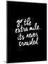 Go The Extra Mile-Brett Wilson-Mounted Art Print