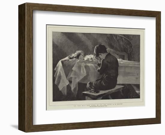 Go, Thou Must Play Alone, My Boy, Thy Sister Is in Heaven-Marianne Stokes-Framed Giclee Print