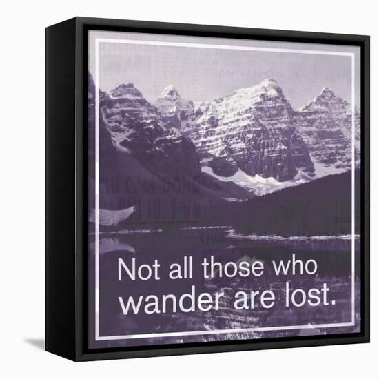 GO Wander-Lauren Gibbons-Framed Stretched Canvas