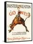 Go West, 1925, Directed by Buster Keaton-null-Framed Stretched Canvas
