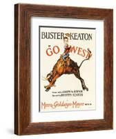 Go West, 1925, Directed by Buster Keaton-null-Framed Giclee Print