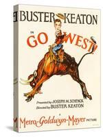 Go West! (Aka Go West), Buster Keaton, 1925-null-Stretched Canvas