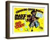 Go West, Chico Marx, Groucho Marx, Harpo Marx [The Marx Brothers], 1940-null-Framed Art Print