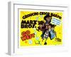 Go West, Chico Marx, Groucho Marx, Harpo Marx [The Marx Brothers], 1940-null-Framed Art Print