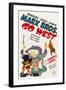 Go West, Groucho Marx, Harpo Marx, Chico Marx, Diana Lewis, 1940-null-Framed Art Print