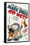 Go West, Groucho Marx, Harpo Marx, Chico Marx, Diana Lewis, 1940-null-Framed Stretched Canvas