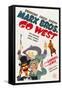 Go West, Groucho Marx, Harpo Marx, Chico Marx, Diana Lewis, 1940-null-Framed Stretched Canvas