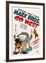 Go West, Groucho Marx, Harpo Marx, Chico Marx, Diana Lewis, 1940-null-Framed Art Print