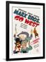 Go West, Groucho Marx, Harpo Marx, Chico Marx, Diana Lewis, 1940-null-Framed Art Print